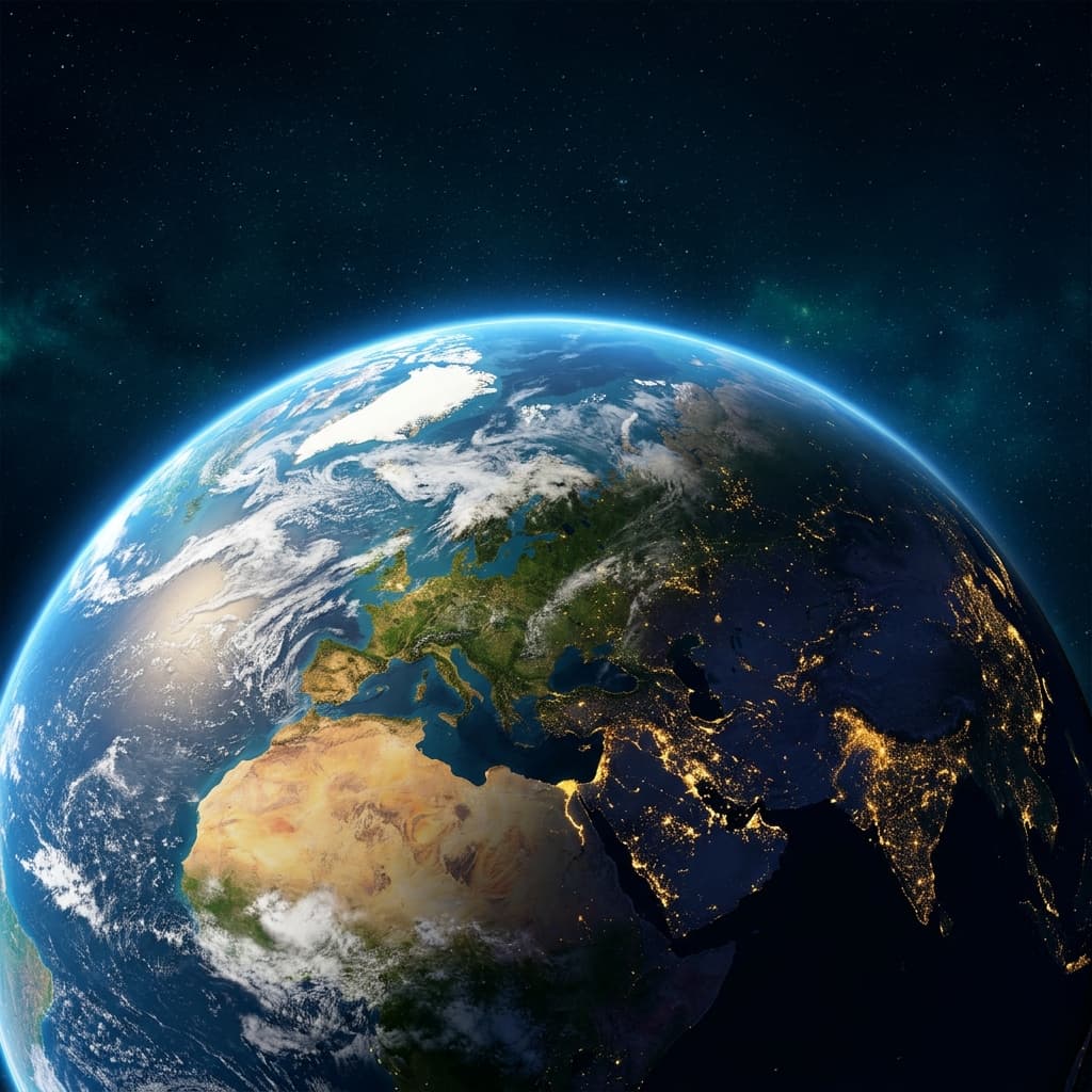 Earth from orbit — WSANDN global mission